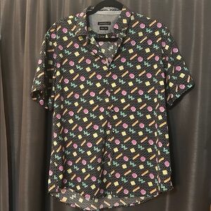 Interaffair Colorful Geometric Pattern Shirt
